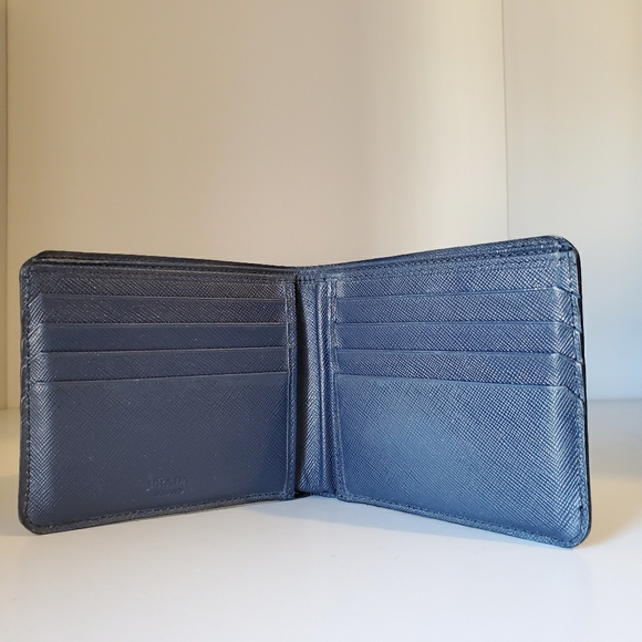 Authentic Prada Wallet - Navy - Picture 5 of 9